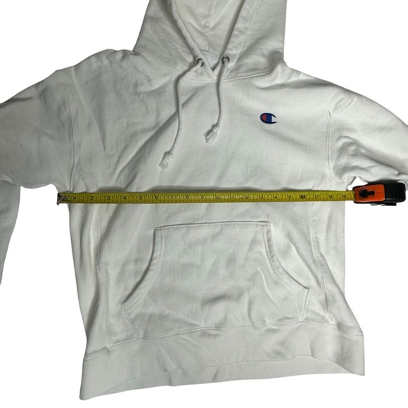 Women’s Champion White Reverse Weave Hoodie m - Picture 7 of 9
